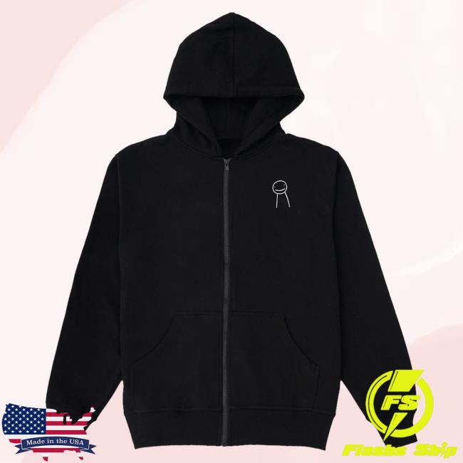 Official Dream Smile Merch Store Dream Smile Dream Character Full-Zip Pull Over Hoodie Black Dream Updates DreamSmile