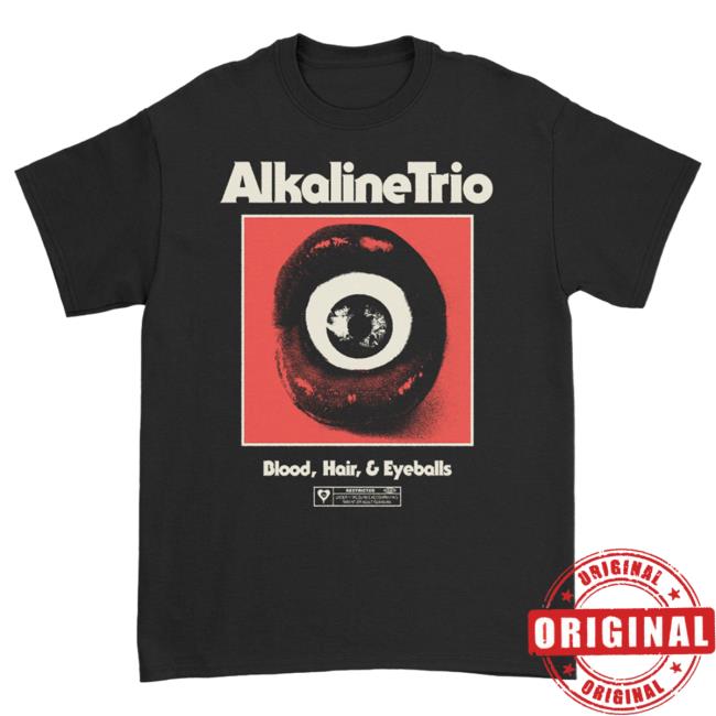 Official Kings Road Merch Store Alkaline Trio BHE Eyeball Lips Attractive Shirt (Black) AlkalineTrio Kings Road Shop