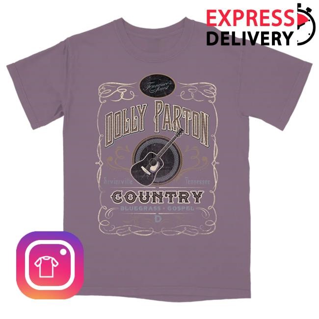 Official Dolly Parton Merch Store Shop Dolly Parton Tennessee's Finest Label Popover Shirt DollyParton