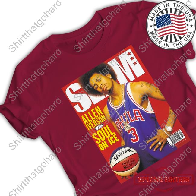 Jason Kelce Slam Allen Iverson Is Soul In Ice T Shirts