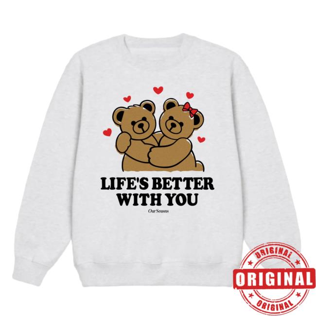 Official Ourseasns Merch Drinking Coffee Teddy Tee