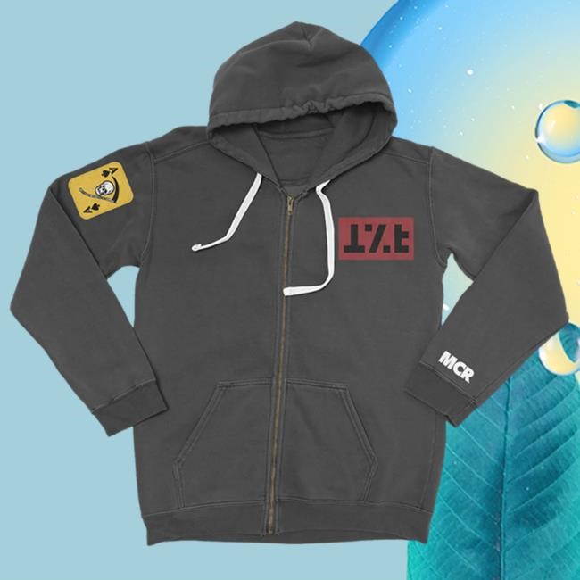 Official My Chemical Romance Merch Shop Jet Star Zip Up Hoodie
