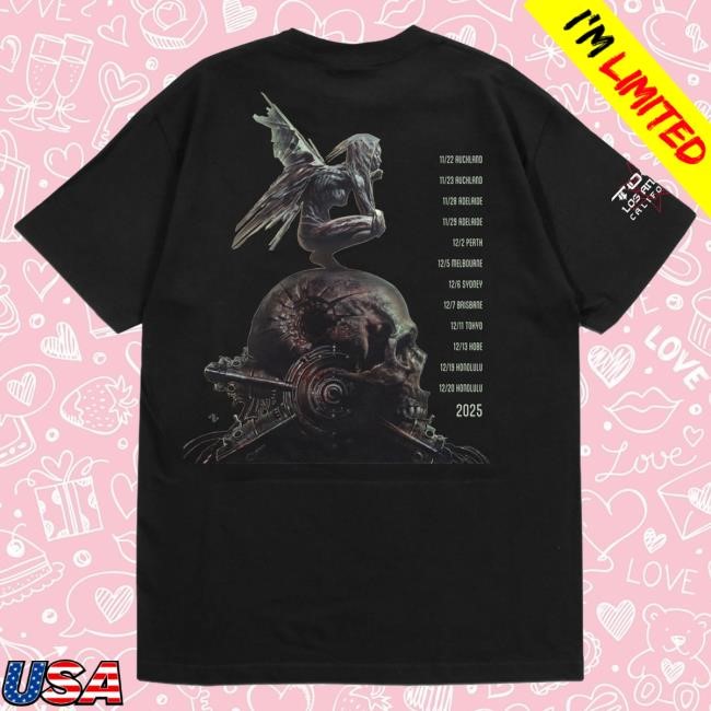 Tool - Adi 2025 Pacific Rim Tour Tees Tool Band Official Merch Store Shop