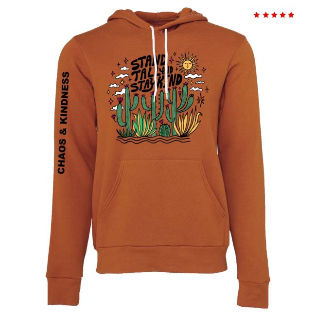 Official Chaos And Kindness Store Stand Tall Crewneck Sweatshirt
