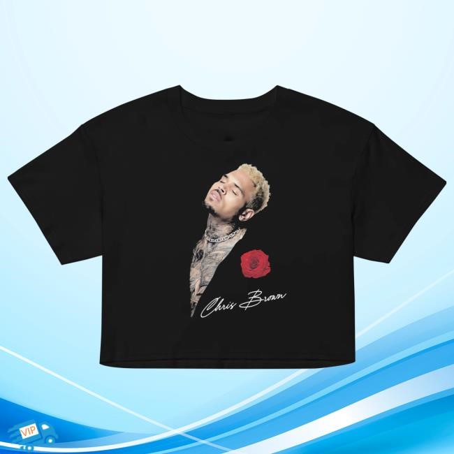 Official Chris Brown Shop BREEZY ROSE Women’s crop top Shirts ChrisBrown