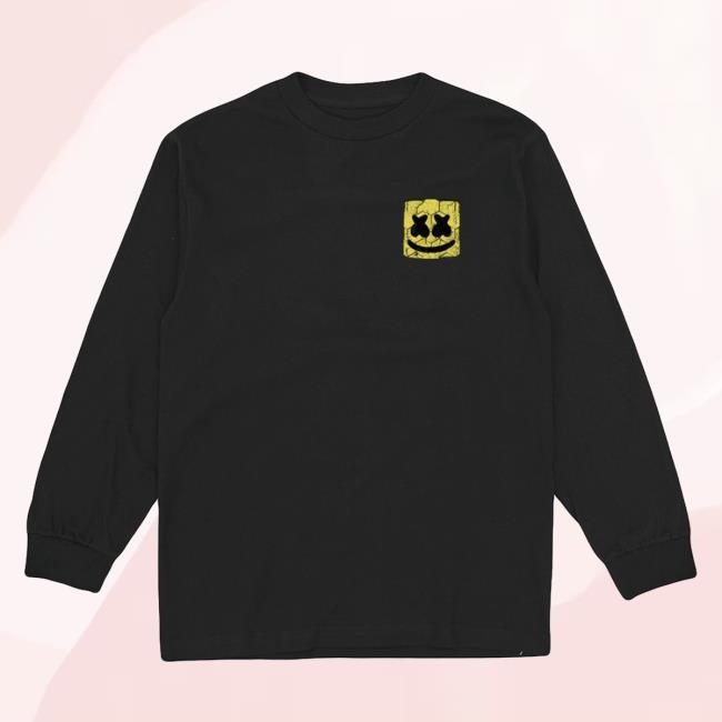 Marshmello Official Merch Store All-Star Anthem Long Sleeve Shirt New Marshmello Clothing Shop Apparel Marshmello X Mls All-Star