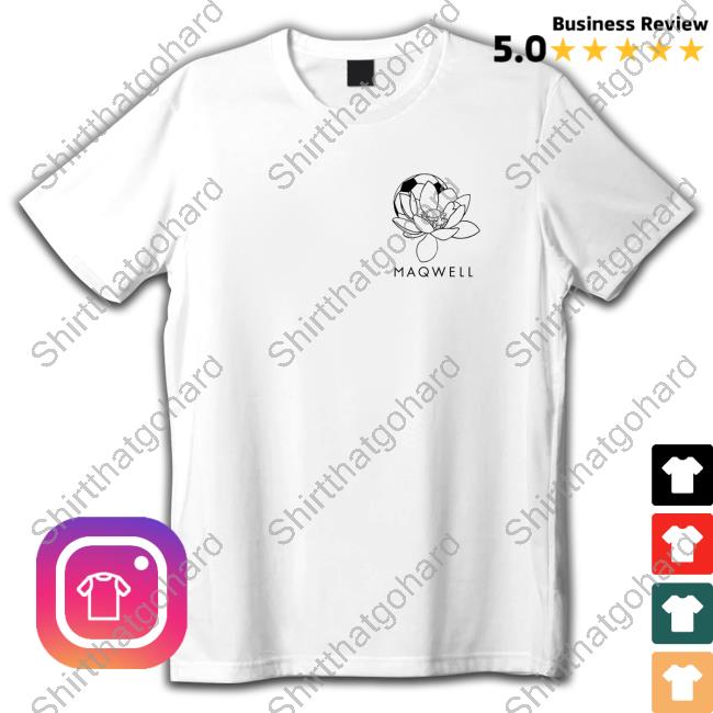 Maqwell Dragon Lotus White T-Shirt
