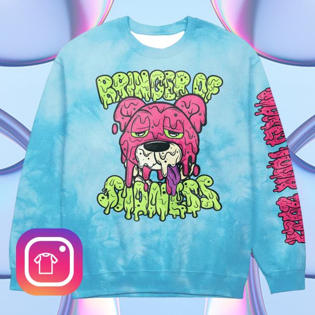 Official Beautiful Bastard Merch Beautiful Bastard Bringer Of Sadness World Tour 2022 - Pull Over Hoodie