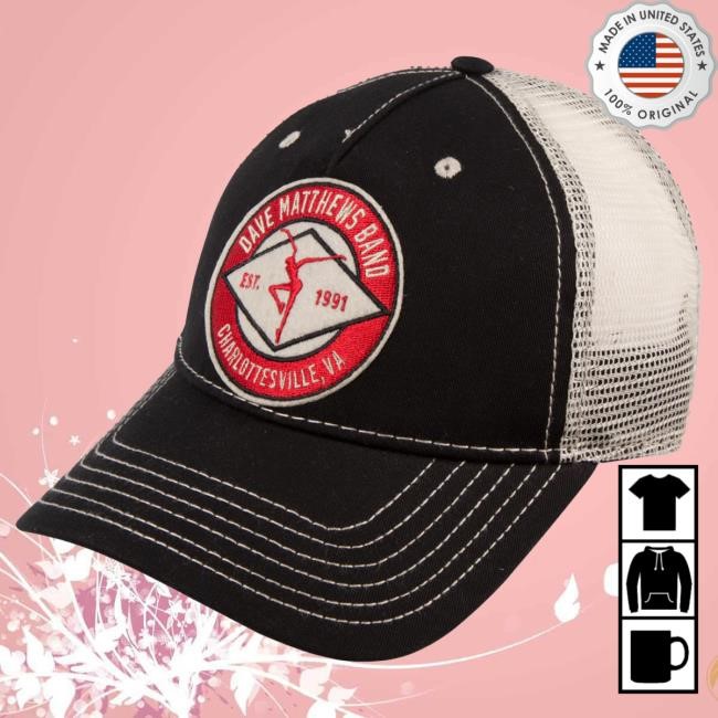 Official Dave Matthews Band Merch Store DMB Black Trucker Hat