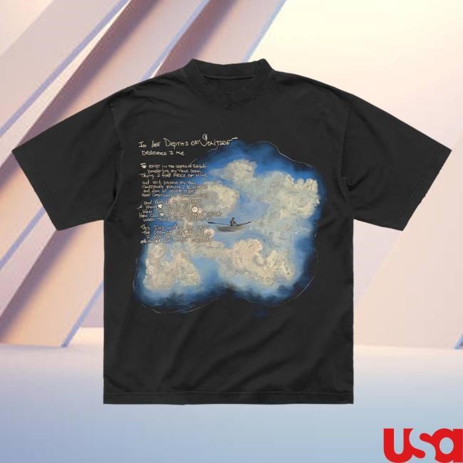 Depths of Solitude Black Shirt Apparel - 2PAC Official Store Merch
