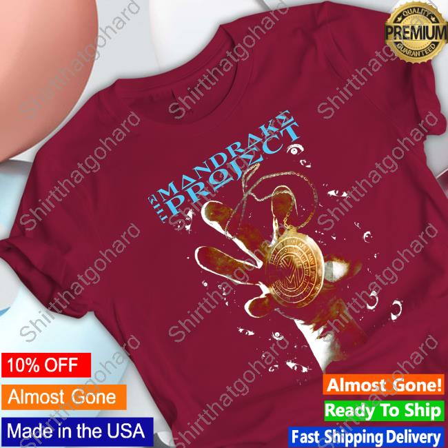 Bruce Dickinson Store Merch The Mandrake Project 2024 Tour Medallion T-Shirt