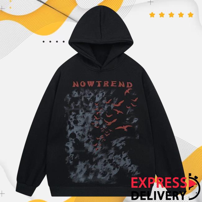 Official Aelfric Eden Clothing Merch Store Aelfric Eden Inkjet Graffiti Print Hooded Sweatshirt Black AelfricEden