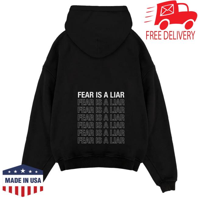 Official Seek Jesus Merch Store Seek Jesus Fear Is A Liar - Attractive Hoodie Black Seek Jesus Apparel Clothing SeekJesus