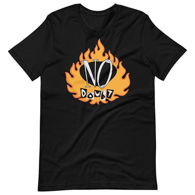 No Doubt Vintage Flame Black Shirt