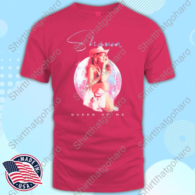 Official Shania Disco Ball Queen Of Me Tee