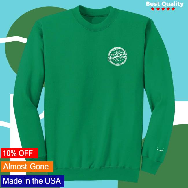 Official Dream Smile Merch Store Dream Smile Members Only Smile Club Hood Kelly Green Dream Updates DreamSmile