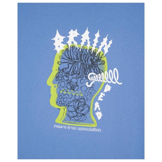 Brain Dead Ringing Ear Shirt - Blue