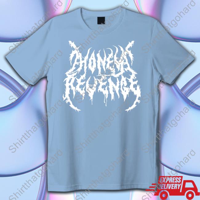 Honey Revenge Death Metal Logo Black T Shirt