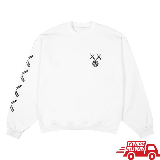 Official Kid Cudi Merch Store The Chosen One Kaws For Insano Hood White