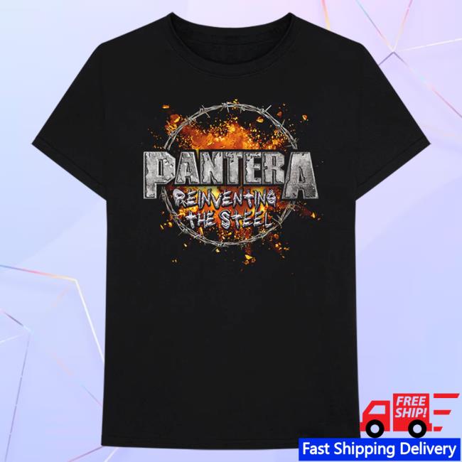 Official Pantera Merch Store Shop Pantera Reinventing The Steel Popover Shirt