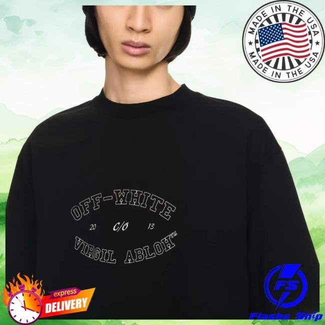 Off---White Black College Skate S/S New Shirt