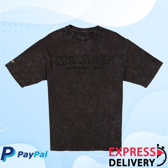 Mclaren Formula 1 Team Washed Black Pullover Sweatshirt