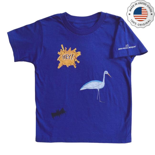 Official The Brant Foundation x Rome Pays Off Jean-Michel Basquiat Stork Shirt BrantFoundation