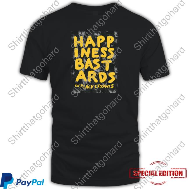 Official The Black Crowes Happiness Bastards Tshirt TheBlackCrowes