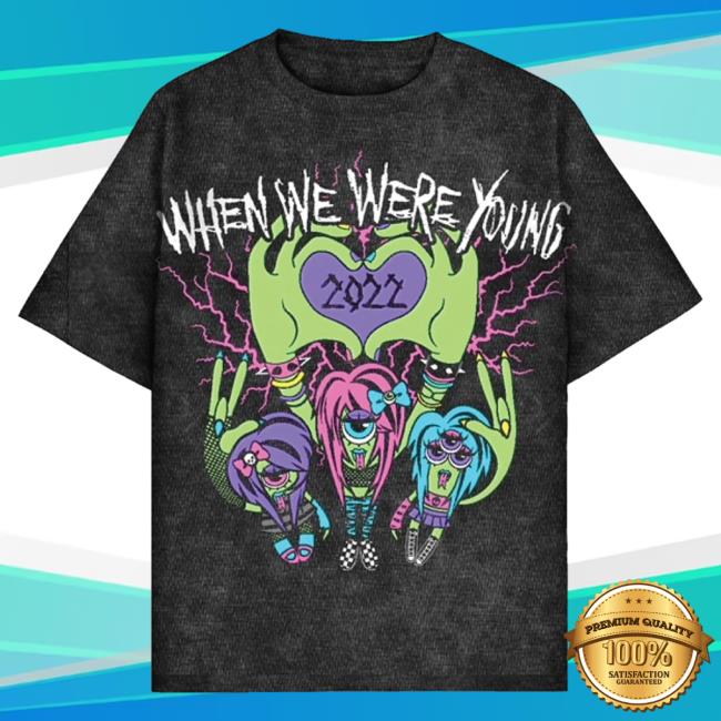 Official When We Were Young Festival 2023 Merch Monster Lineup Top Shirt WhenWeWereYoung
