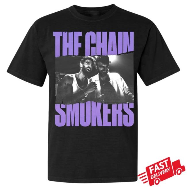 Official The Chainsmokers Merch The Chainsmokers Black Photo Attractive Shirt