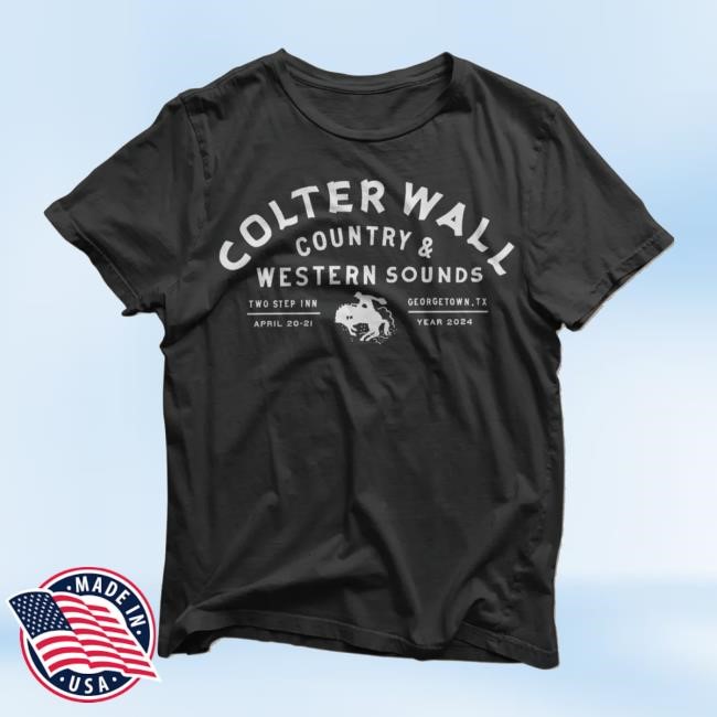 Colter Wall Two Step Inn Festival Shirt Colter Wall Merch