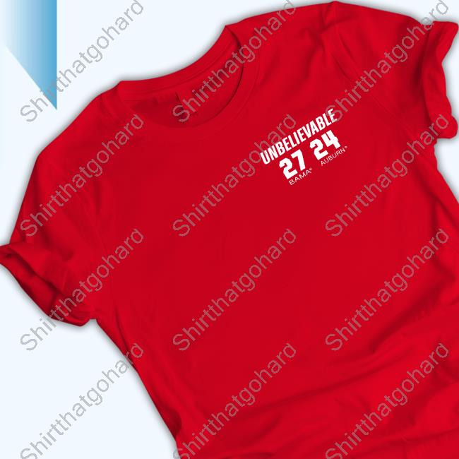 Official Alabama Crimson Tide Vs Auburn Tigers Iron Bowl 4Th & 31 Score Tee Shirt