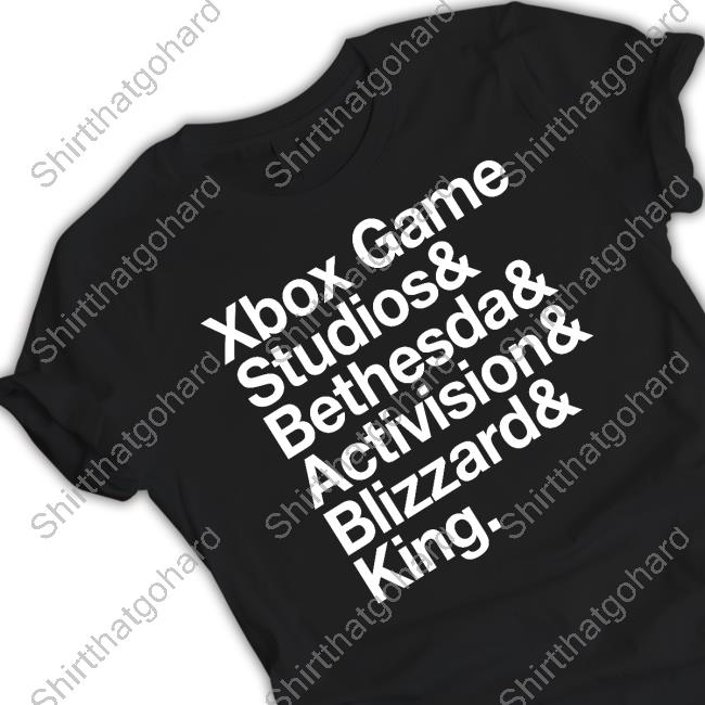Xbox Game Studios & Bethesda & Activision & Blizzard & King Long Sleeve T Shirt