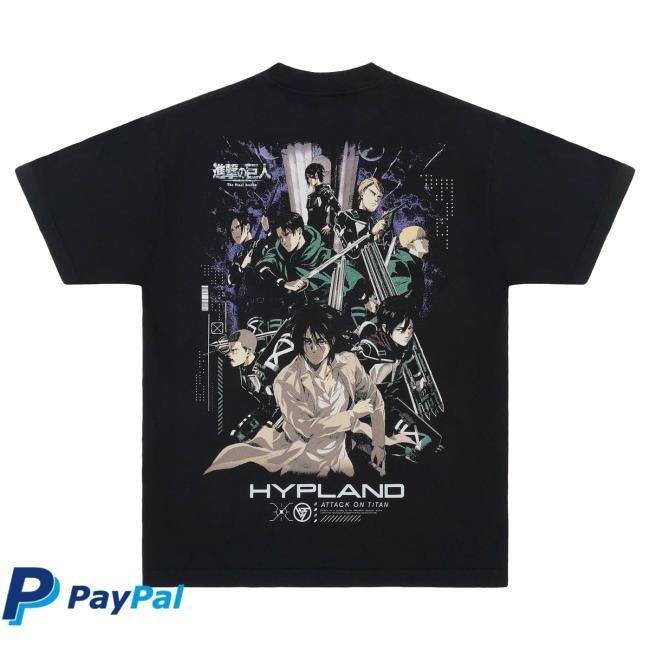 Official Hypland Clothing Merch Store Aot Final Season Tee (Black)