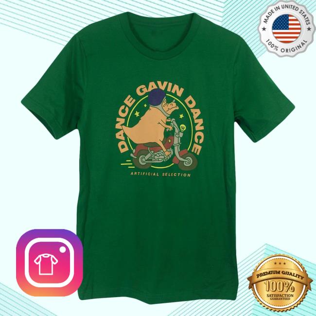 Official Dance Gavin Dance Band Merch Character Green Shirt DanceGavinDance