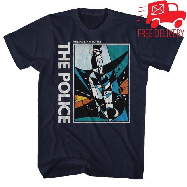 The Police Merch Store The Police Message in a Bottle Hot Shirt