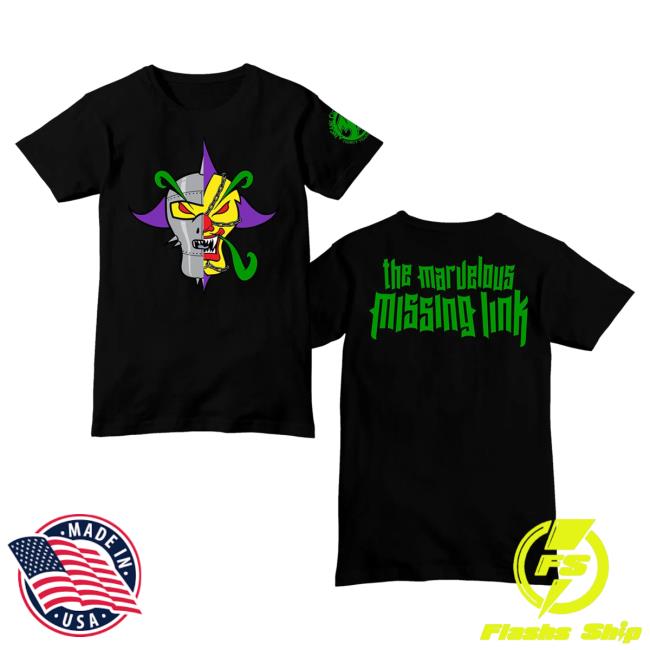 Official Icp Merch Clothing Store Insane Clown Posse Missing Link Black T-Shirts
