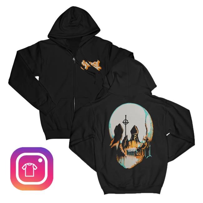 Ghost Band Merch Norrin Reflections Zip Up - Ghost Official Store