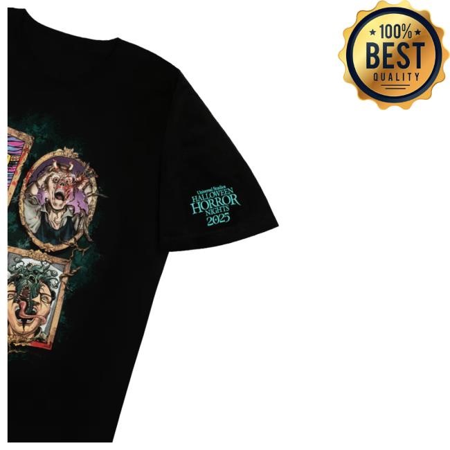 Official Halloween Horror Nights 2025 5th Anniversary Artist Series Adult Tees