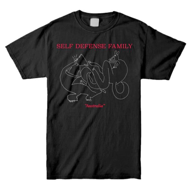 Official Run For Cover Records Store Self Defense Family Lust For Nuke Tee