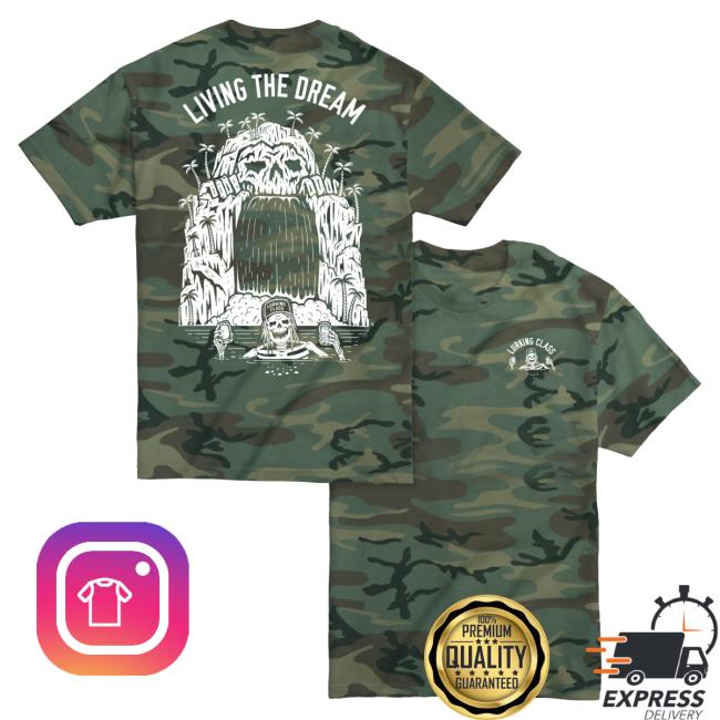 Official Lurking Class Clothing Living The Dream Shirt New Camo LurkingClass
