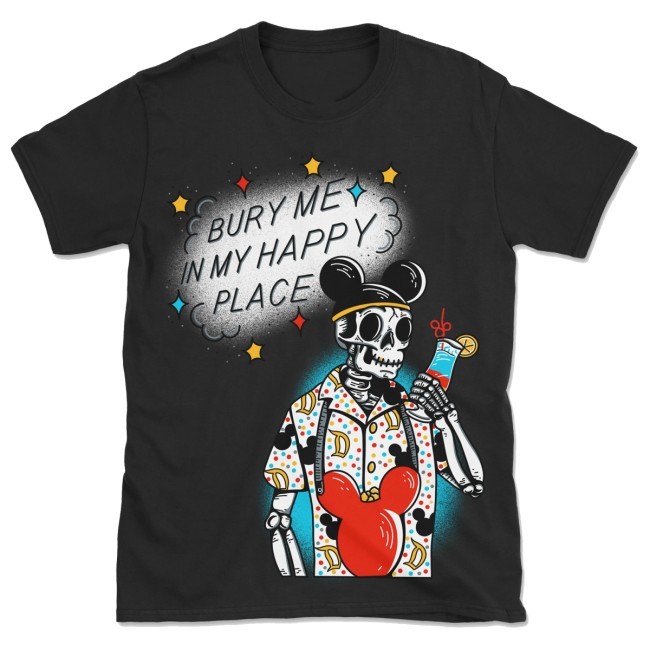 The Lost Bros Bury Me In My Happy Place T Shirt The Lost Bros Merch