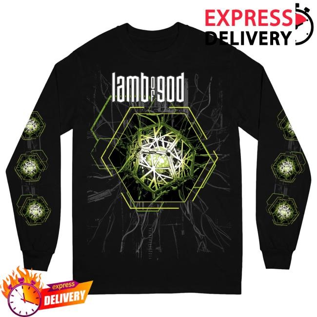 Lamb of God Authentic Into Oblivion Hexagon Long Sleeve
