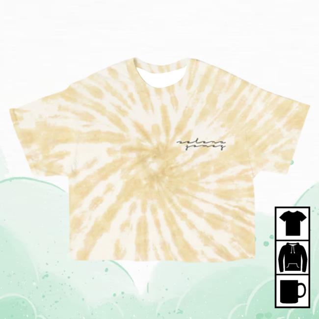 Official Selena Gomez Merch Store Selena Gomez Baila Conmigo Tie Dye Crop Top Popover Shirt Selena Gomez Apparel Clothing Shop SelenaGomez
