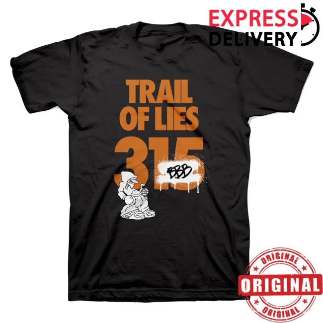 Trail Of Lies - Only The Strong Tshirt - Triple B Records