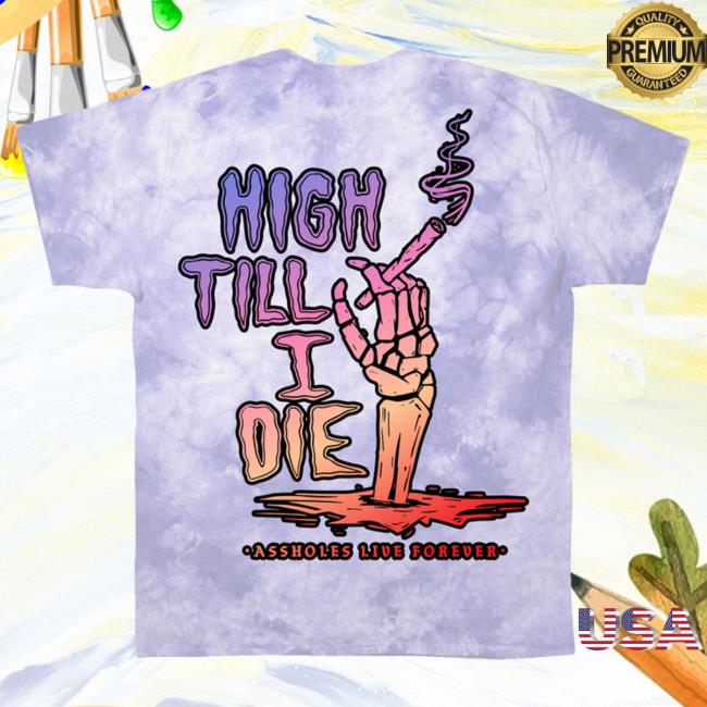 Official Linda Finegold Merch Store Stop High Till I Die Top Shirt Lavender Tie Dye Lindafinegold Clothing Shop Tie-Dye