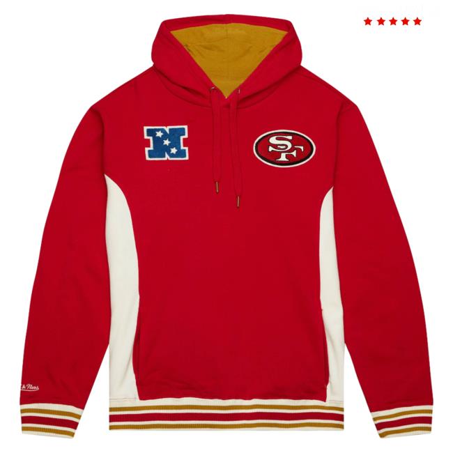 Official Fleece Team Legacy French Terry Hooded Sweatshirt San Francisco 49Ers