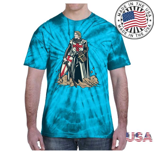 Official Tee Shirt Palace Serious Knight Tie Dye Unisex Shirt Turquoise Teeshirtpalace