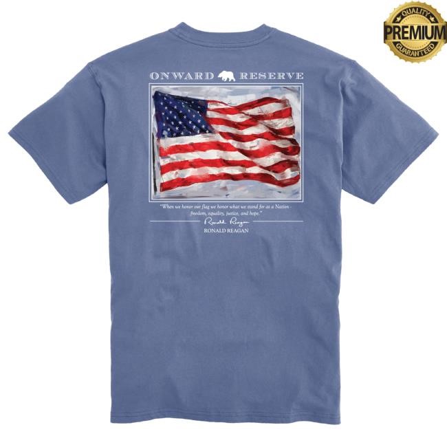 Onward Reserve Old Glory Tee Dark Denim Patriotic