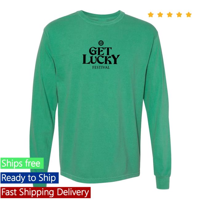 Get Lucky Festival 2024 Shop Store Merch V2 Get Lucky Lineup Essential Long Sleeve Shirt